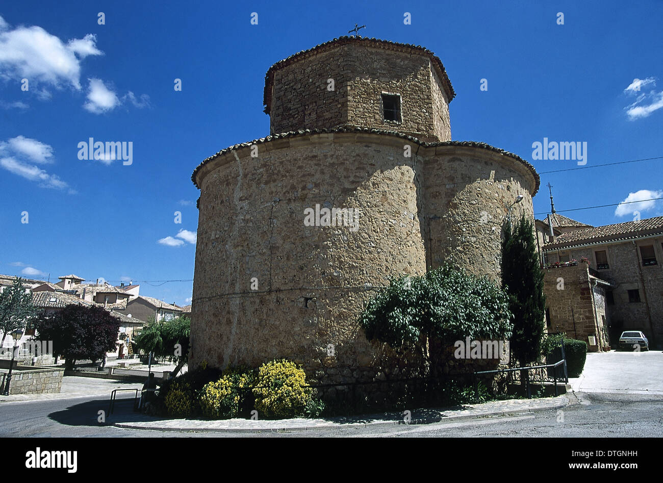 Spain. Molina de Aragon. Monastery of Saint Francis. Chapel of the Third Order. Exterior. Stock Photo