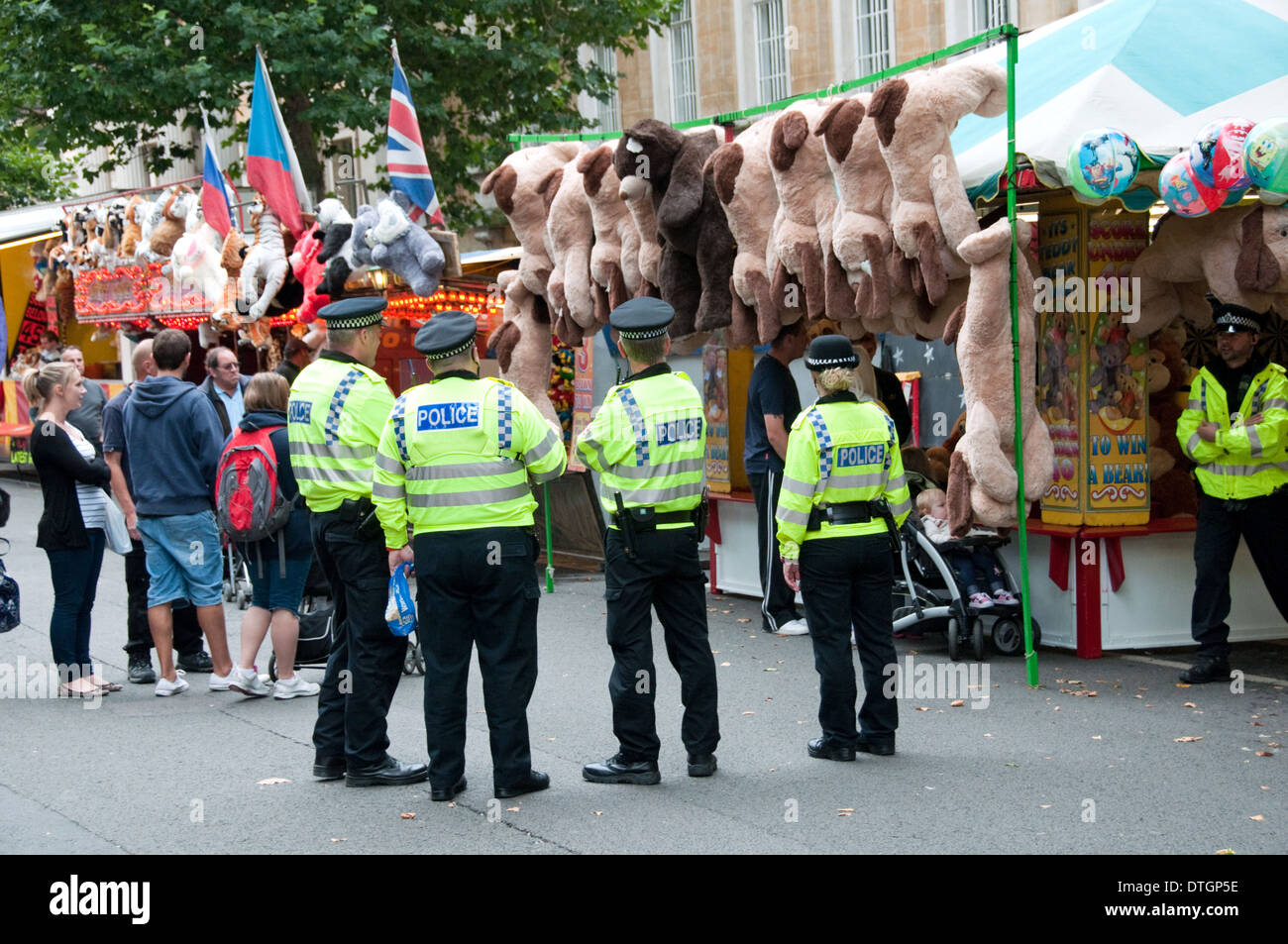 Police Officers at St Giles Fair, Oxford, UK Stock Photo Alamy