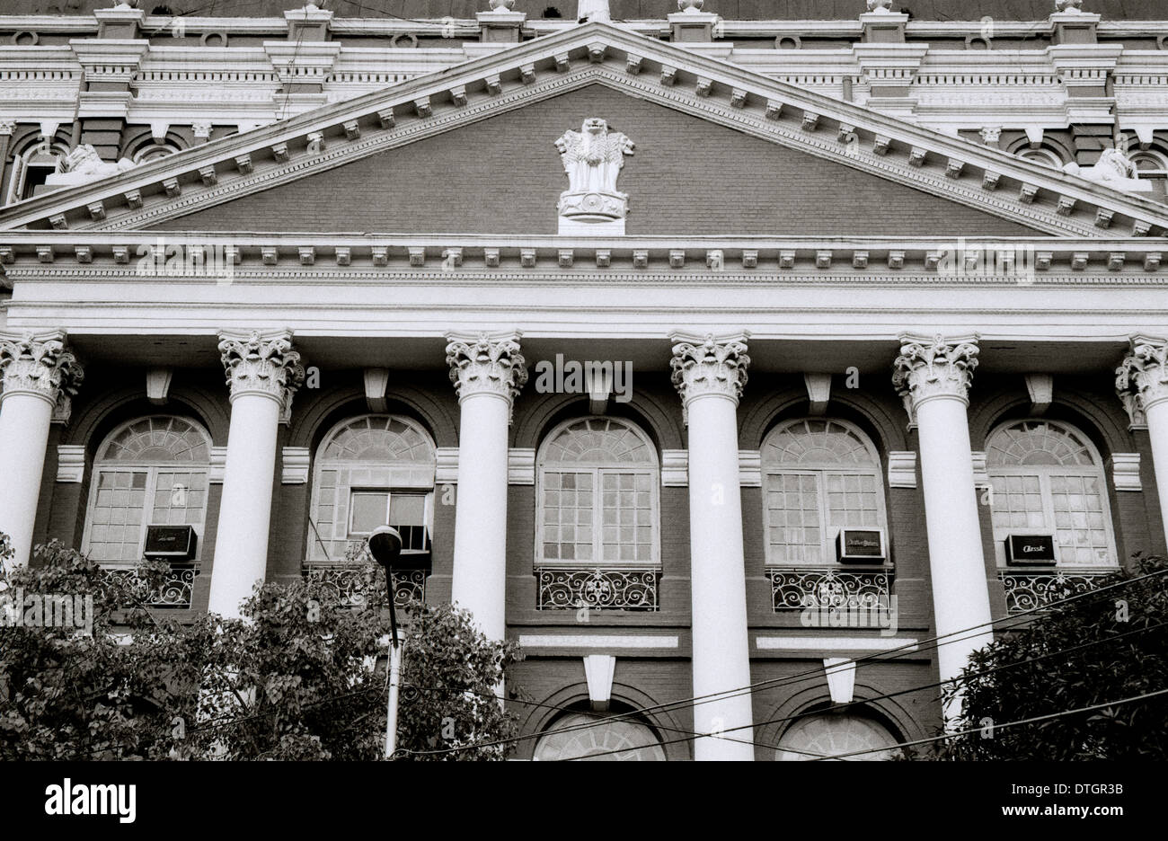East India Company Writers' Buildings in Dalhousie Square in Kolkata Calcutta West Bengal in India in South Asia. Architecture History Colonial Travel Stock Photo