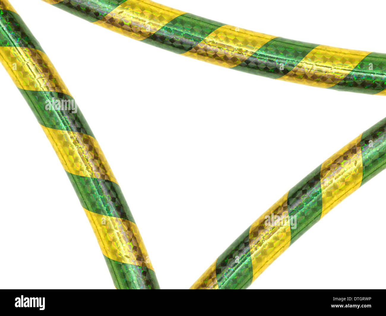 A hula hoop isolated against a white background Stock Photo - Alamy