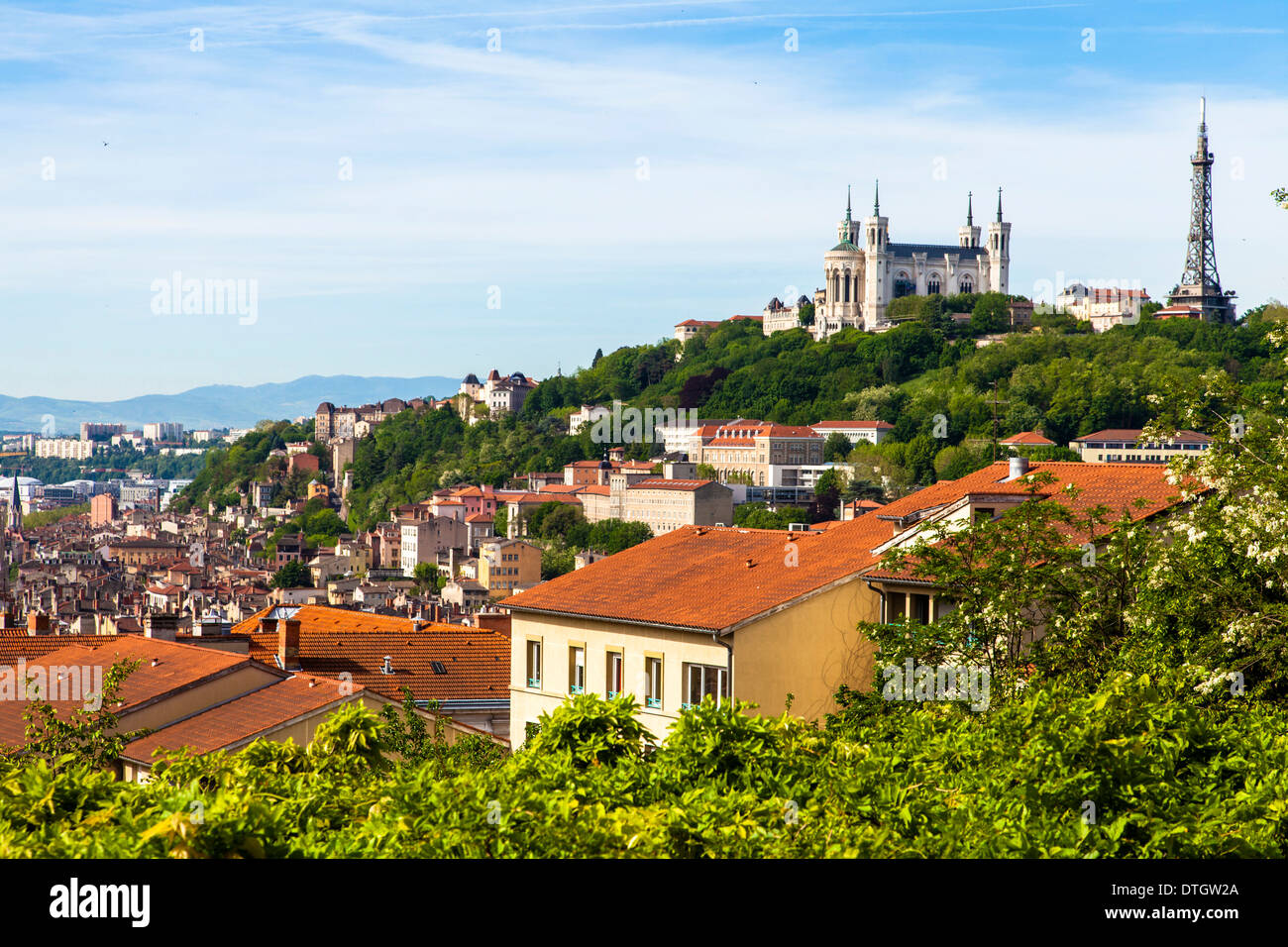 Fourvi re Hill With Basilica Of Notre Dame Vieux Lyon Historic Centre 