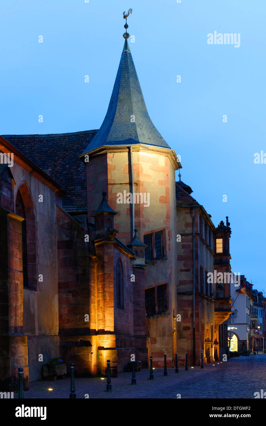 Town Hall, Kaysersberg, Haut-Rhin, Alsace, France Stock Photo