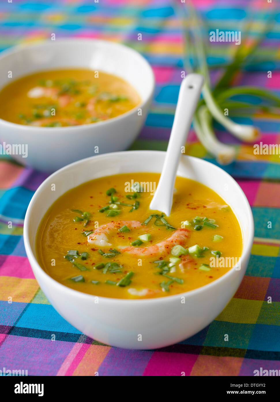 Sweet potato soup Stock Photo - Alamy