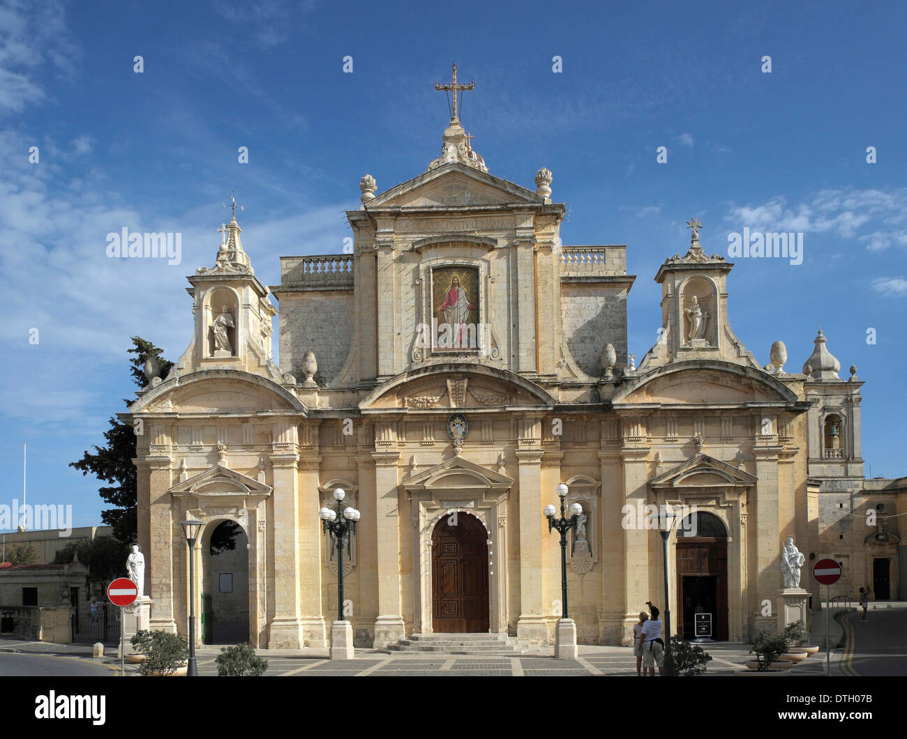 Collegiate Church of St. Paul, Rabat, Malta Stock Photo
