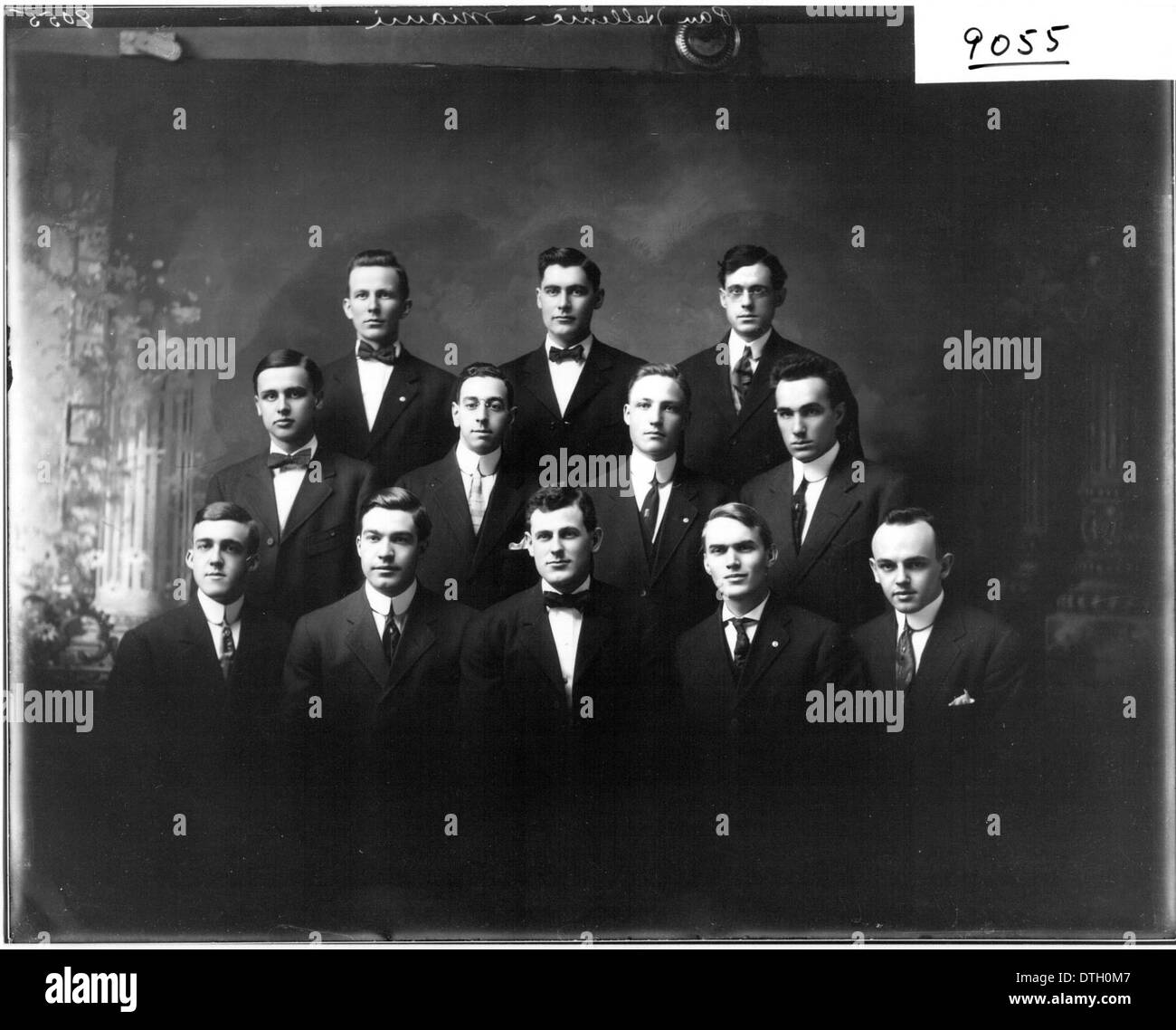 Pan-Hellenic Council group portrait 1909 Stock Photo - Alamy