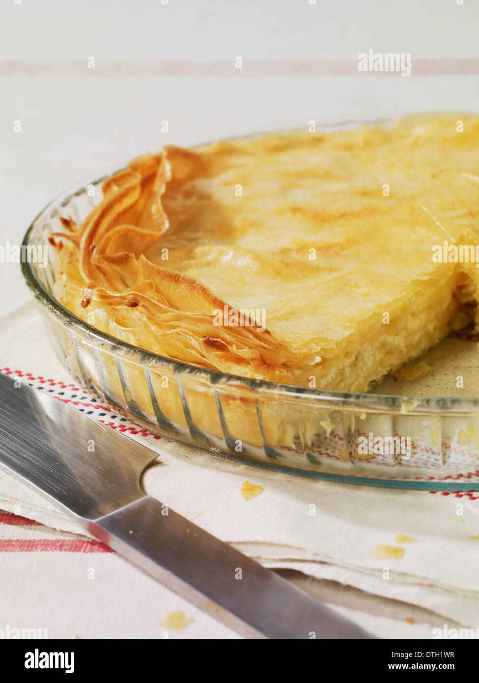 Balkan cheese Burek Stock Photo - Alamy