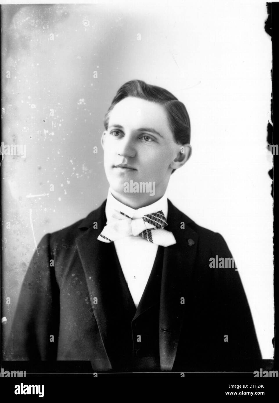 Portrait photograph of Frank R. Snyder 1900 Stock Photo