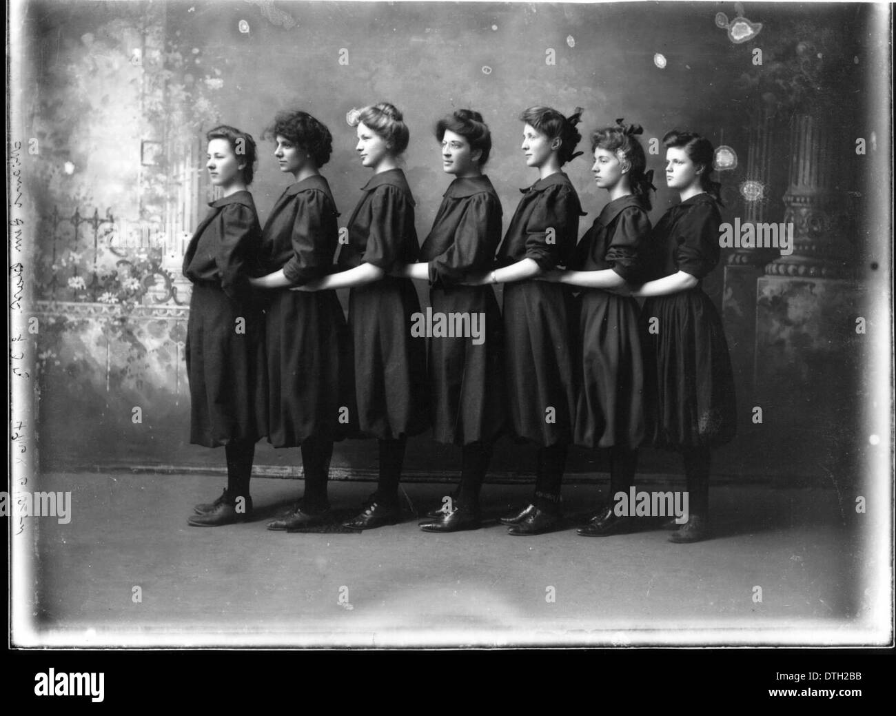Miami University Liberal Arts College Women's Basketball Team 1903 Stock Photo