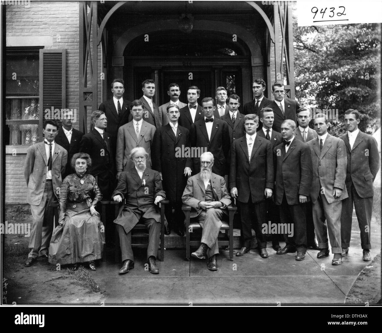 Sigma Chi fraternity reunion group portrait 1909 Stock Photo Alamy