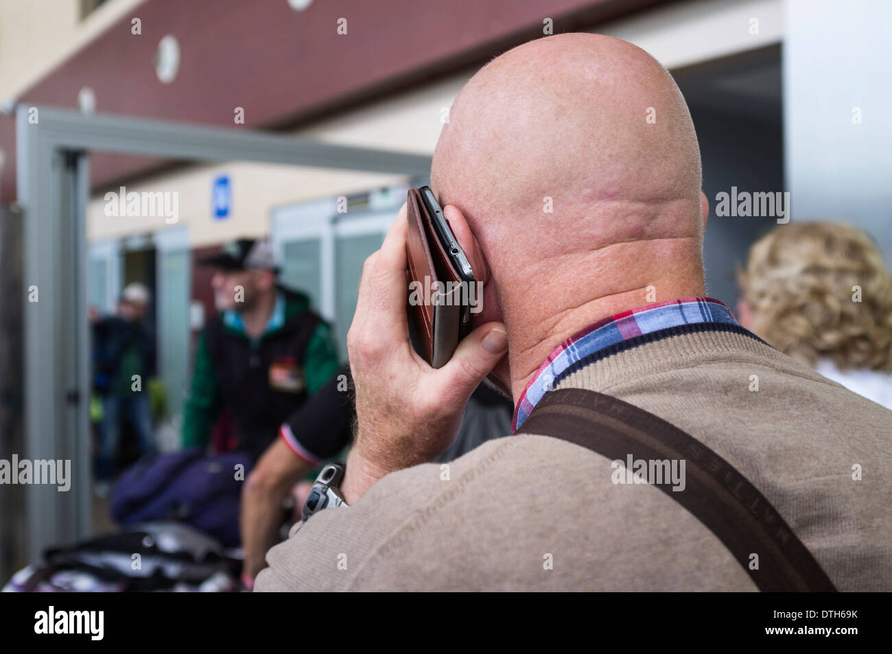 Bald man rear view hi-res stock photography and images - Alamy