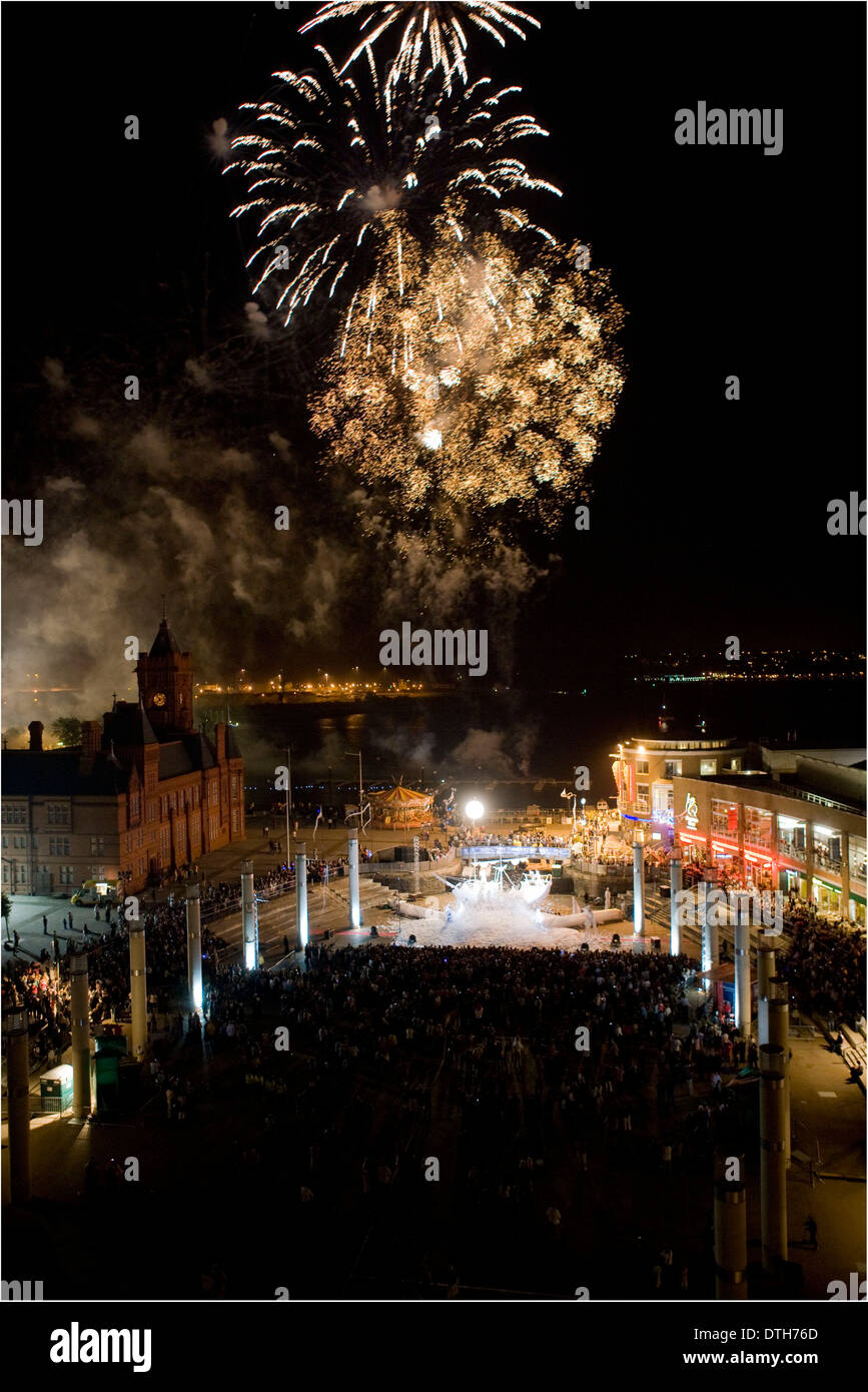 WOW open air show, Roald Dahl Plas, Cardiff Bay. Stock Photo