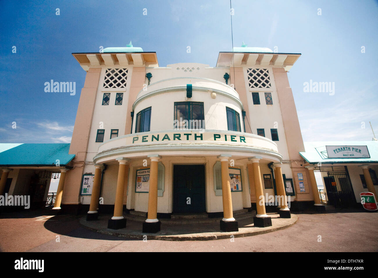 Penarth Pier, near Cardiff Stock Photo Alamy