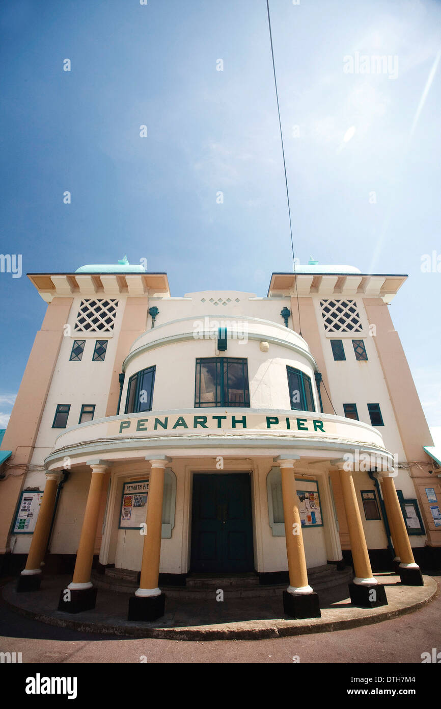 Penarth Pier, near Cardiff Stock Photo Alamy