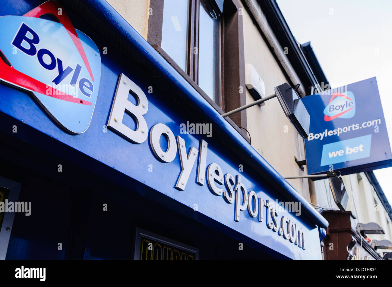 Boyle betting shop - boylesports.com bookies Stock Photo
