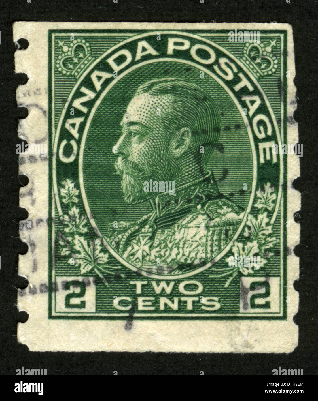 King Edward VII of the UK (19011910), postage stamp, Canada Stock