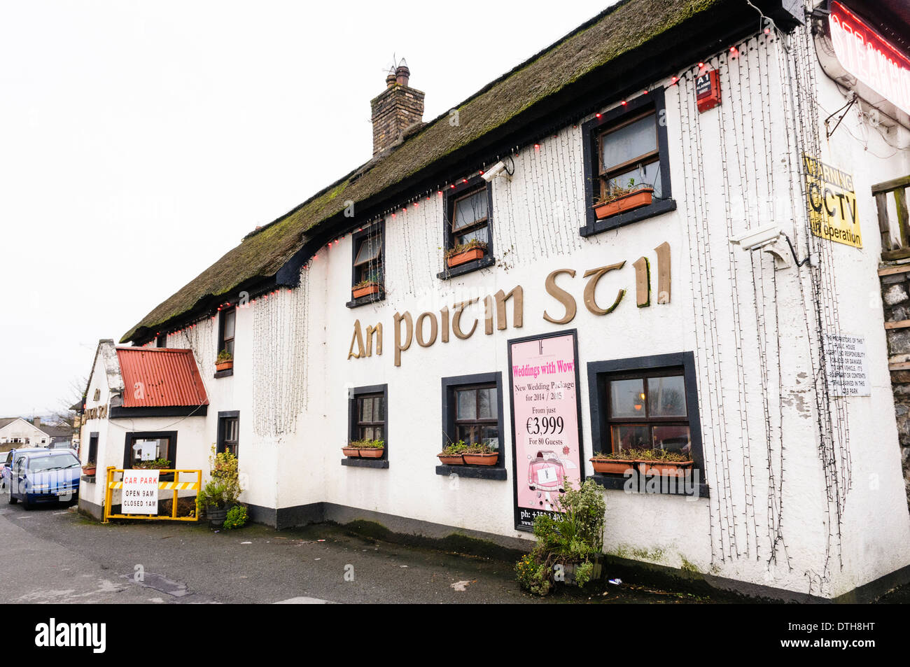 Poitin Stil Irish museum pub, Rathcoole, Ireland Stock Photo