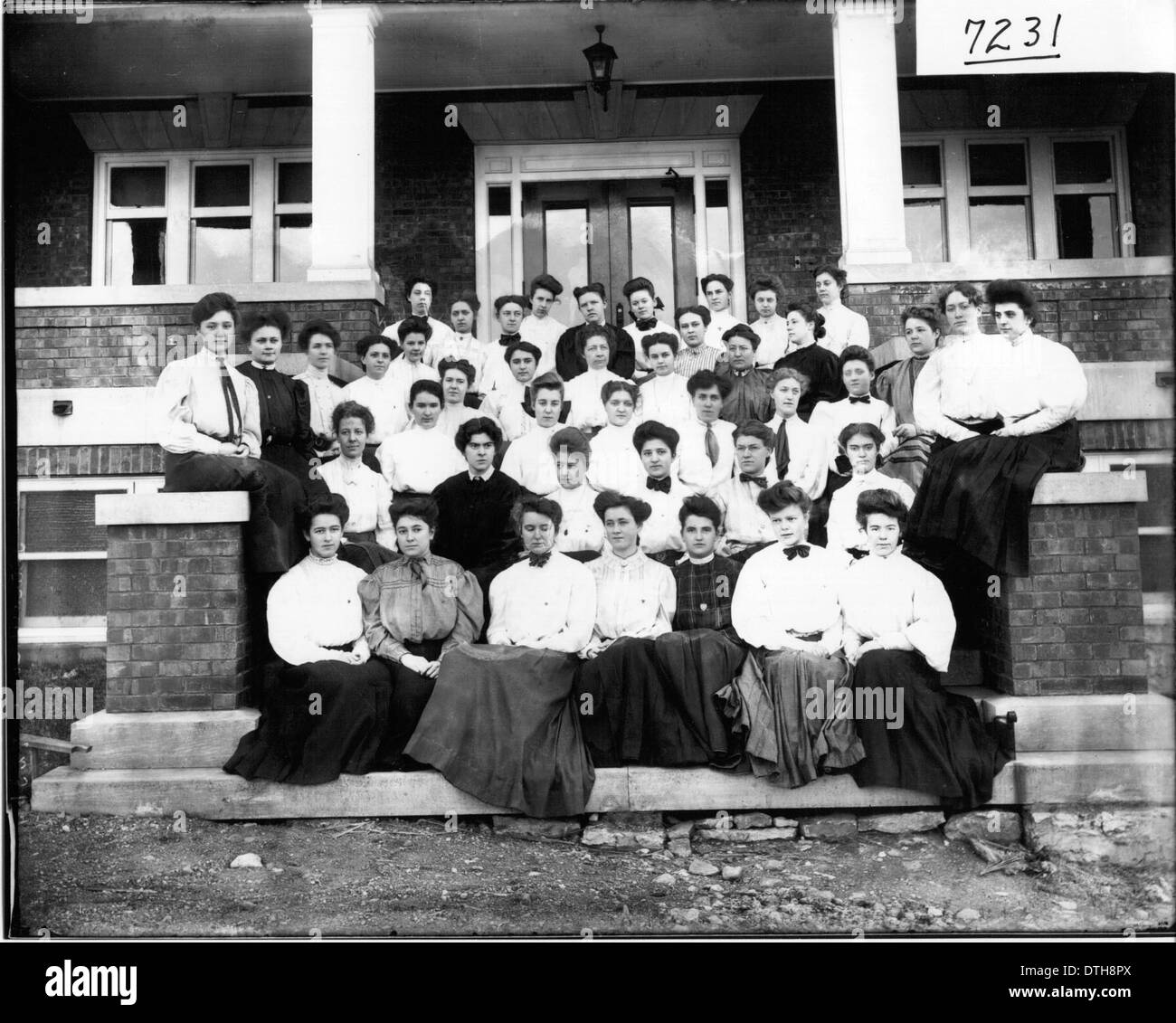 Miami University Women's Liberal Arts Literary Society in 1906 Stock Photo