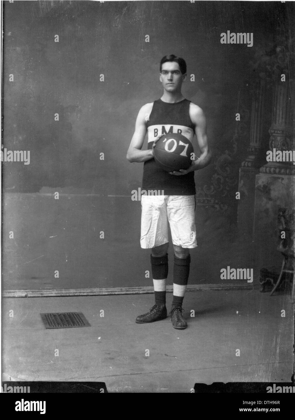 Elbert Schwichart in basketball uniform 1907 Stock Photo Alamy