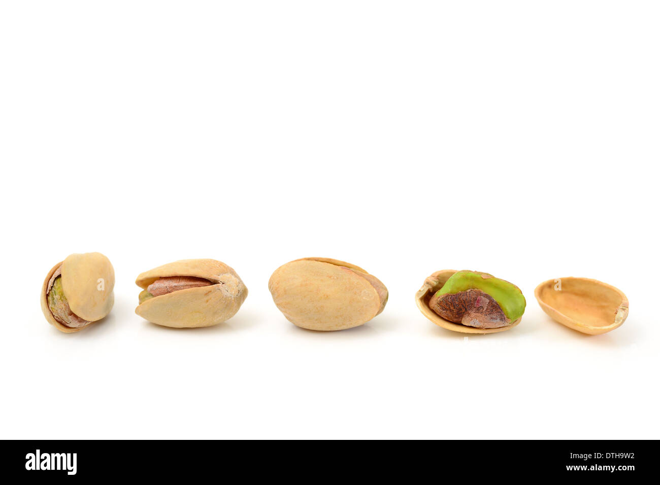 Pistachios with salted Stock Photo