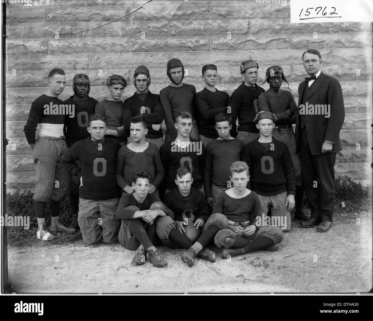 Oxford High School football team 1916 Stock Photo Alamy