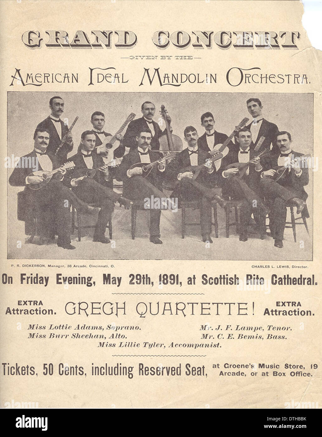 American Ideal Mandolin Orchestra Stock Photo Alamy