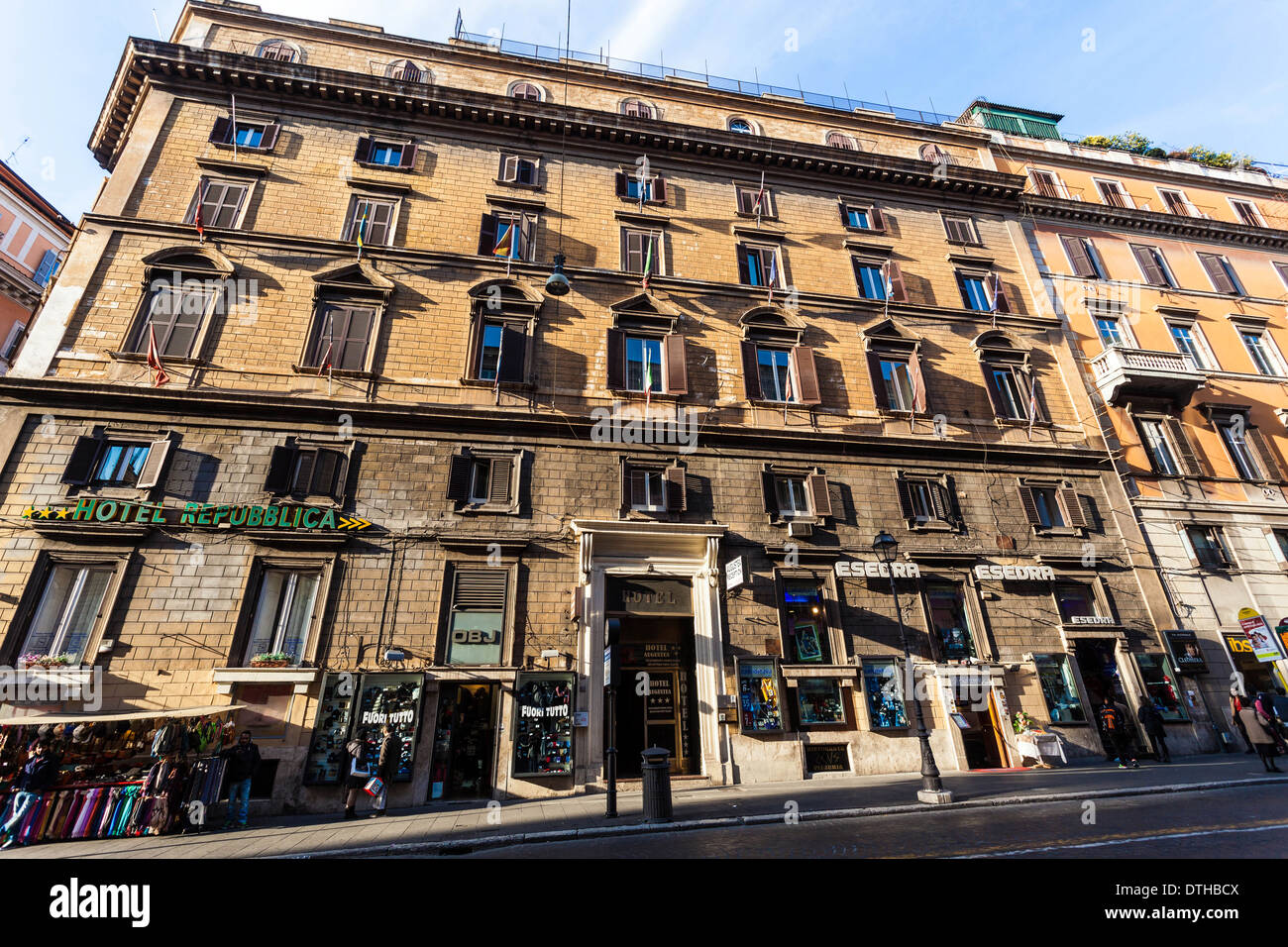 Hotel Republica, Rome, Italy Stock Photo