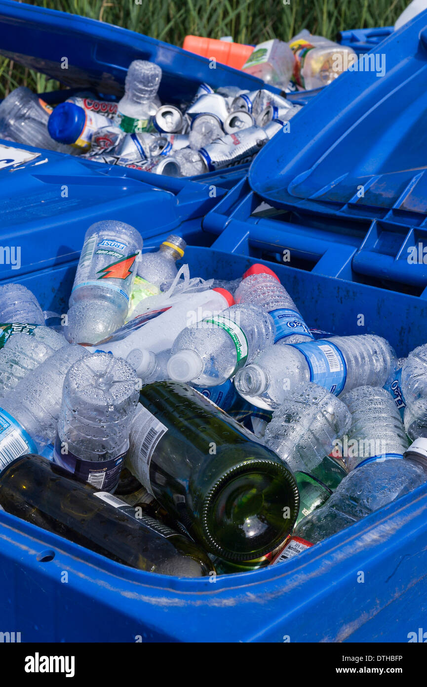 Recycling bin and plastic and glass hires stock photography and images Alamy