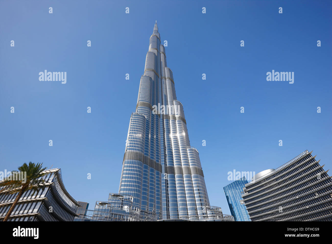 Dubai Burj Khalifa Stock Photo