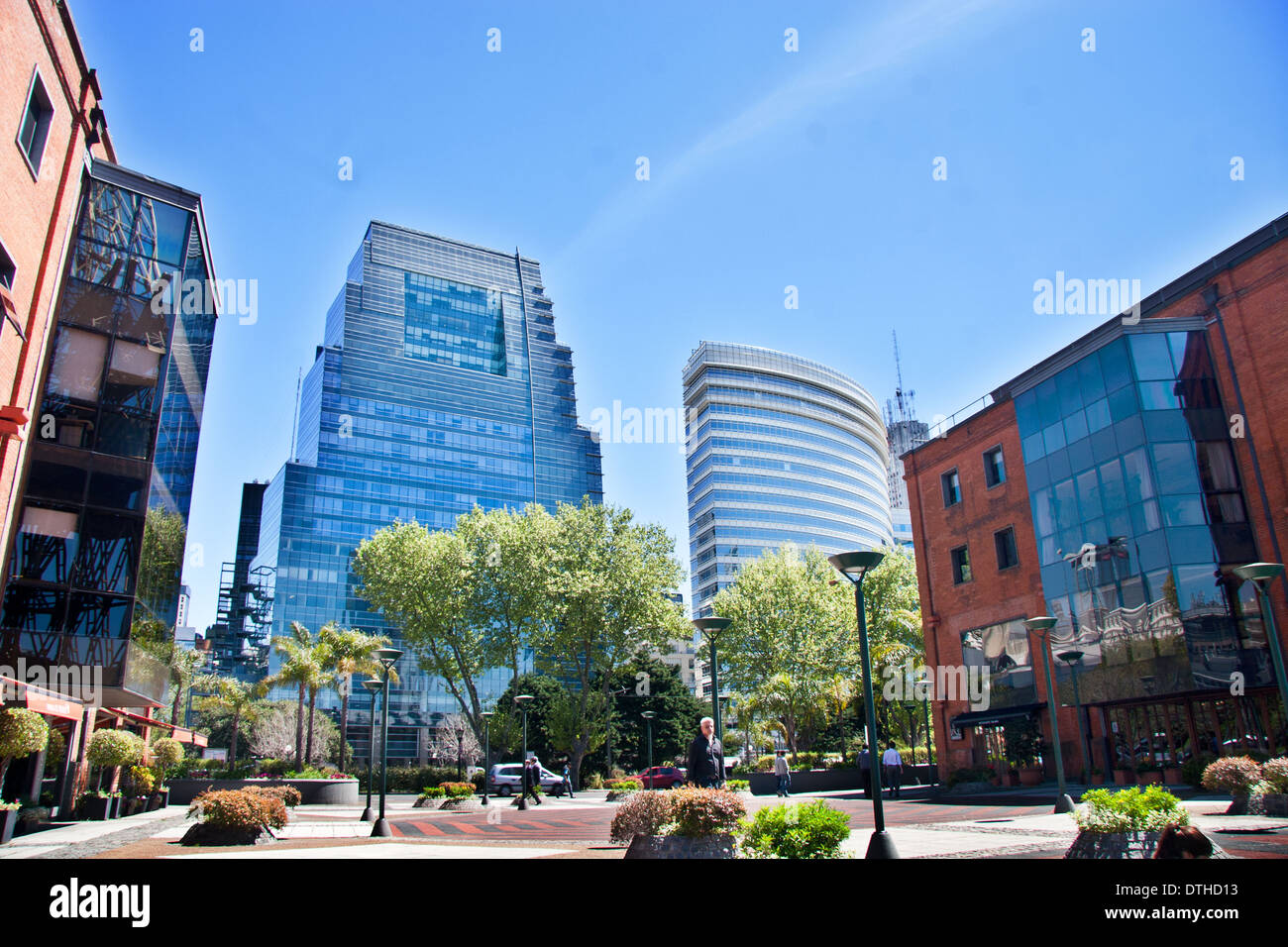 Office blocks in Puerto Madero, Buenos Aires Stock Photo