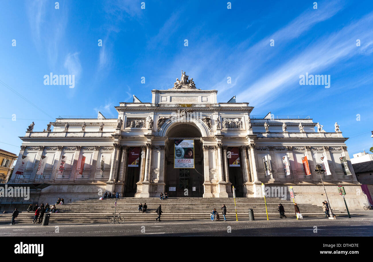 Palazzo delle esposizioni on Via Nazionale, Rome, Italy Stock Photo