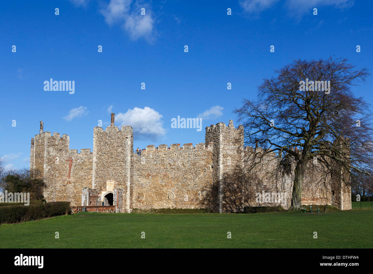 Framlingham castle suffolk east anglia hires stock photography and