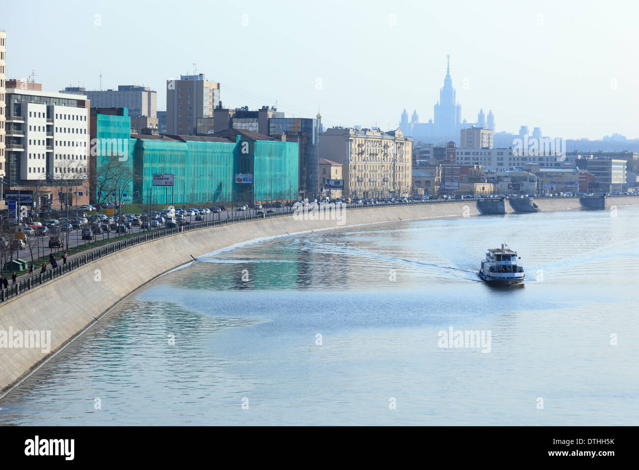 Moskva River Stock Photo