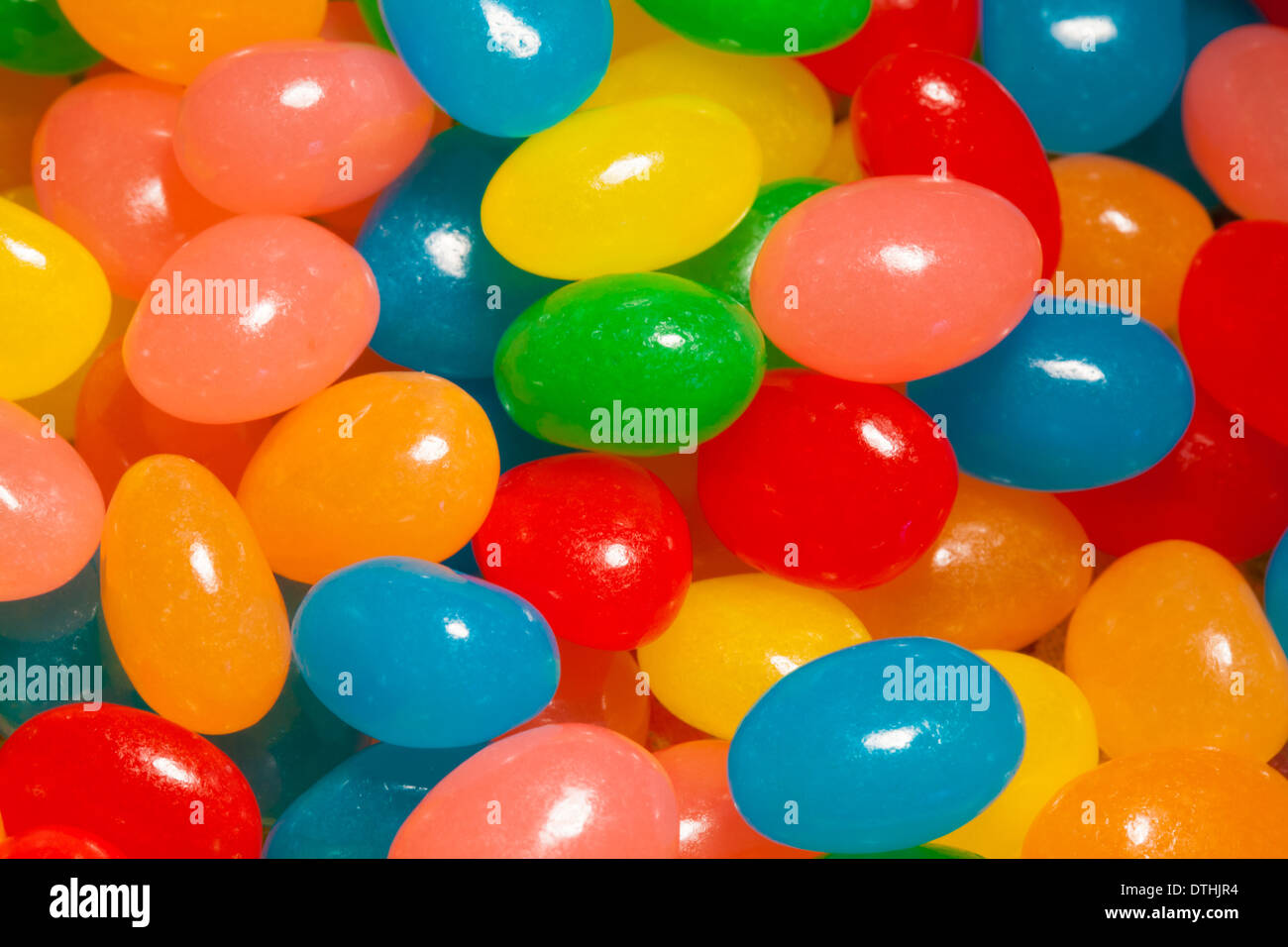 Colorful jelly beans closeup for Easter Stock Photo Alamy