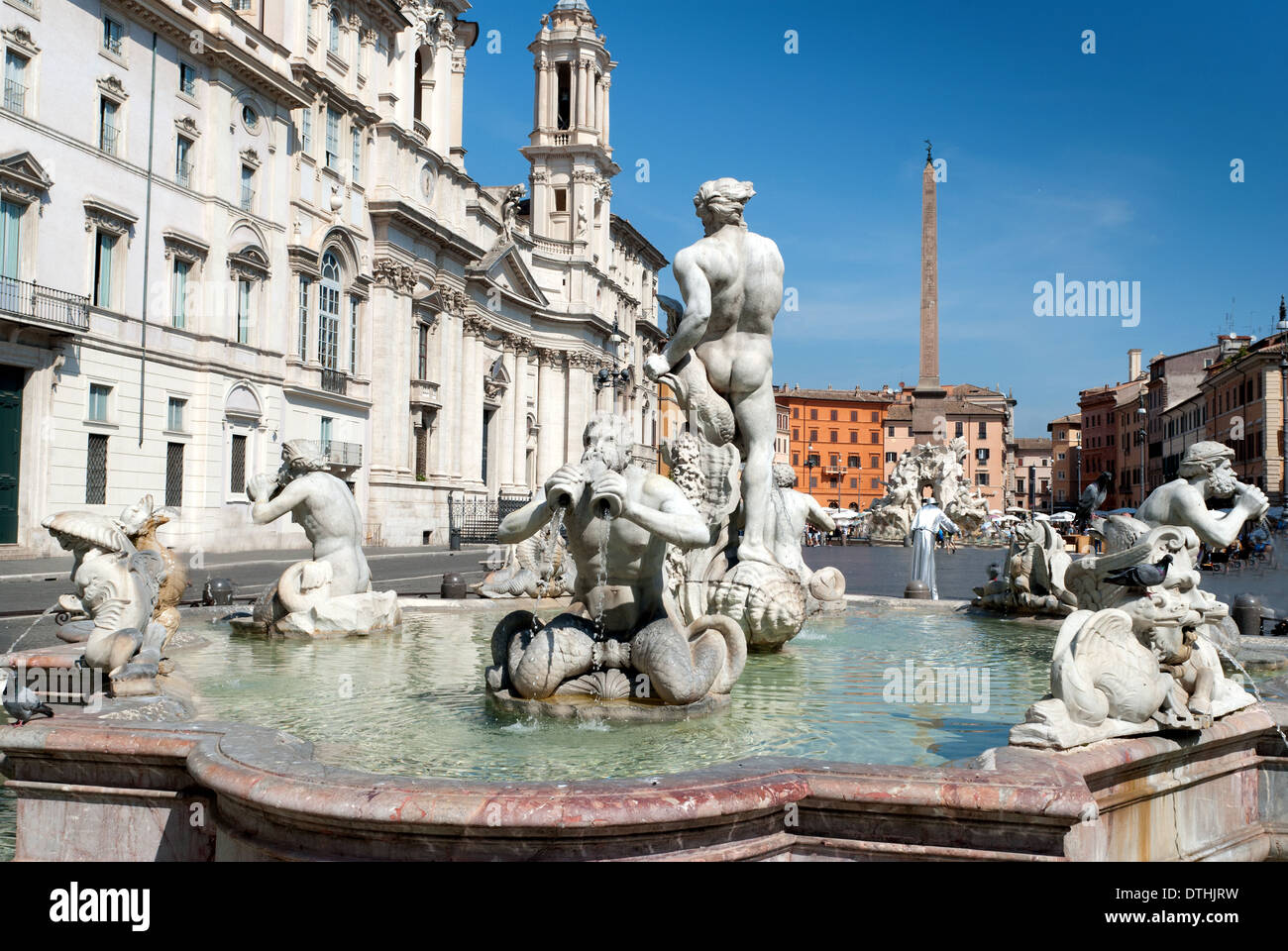 Piazza Navona, Rome Stock Photo
