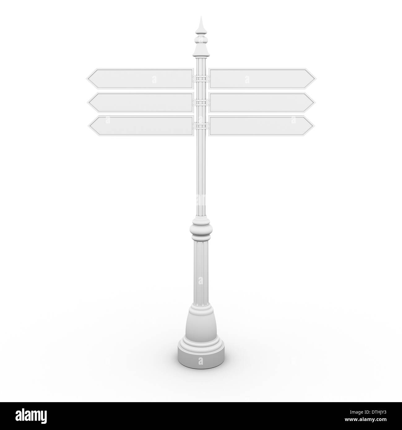 Road signs pointing to right Cut Out Stock Images & Pictures Alamy