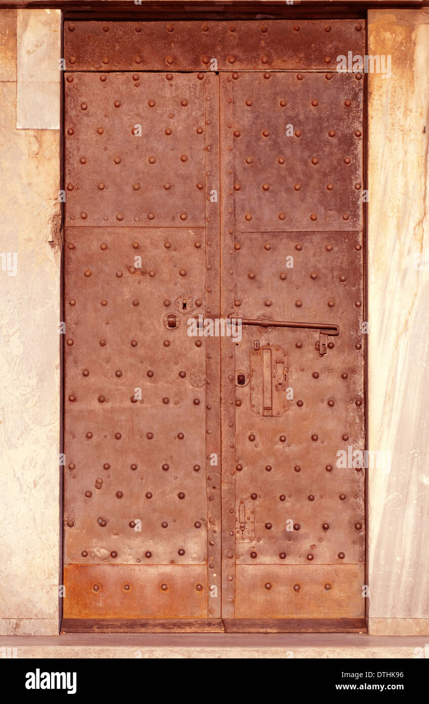 old metal door Stock Photo Alamy