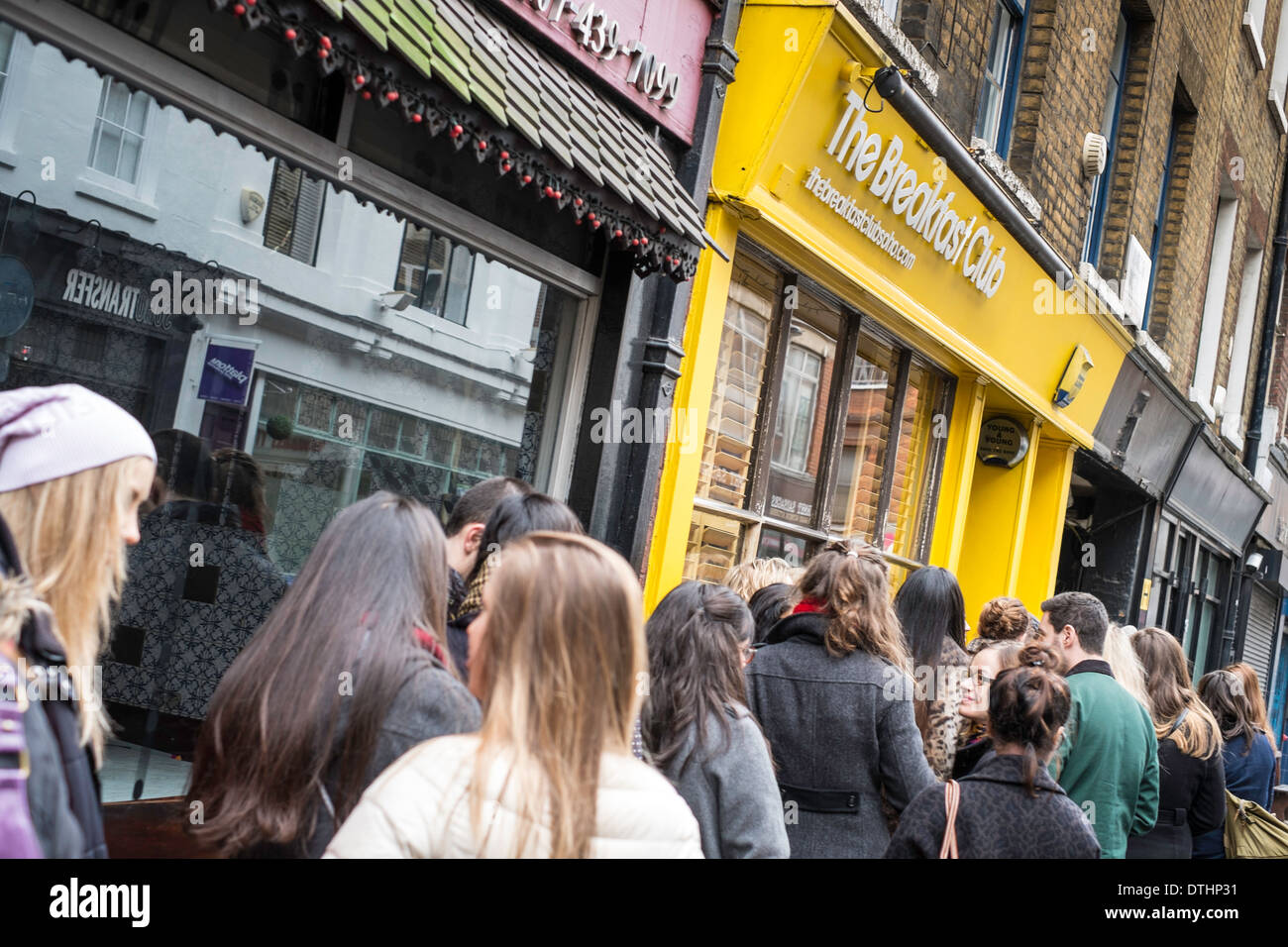 The Breakfast VClub in West End, London, United Kingdom Stock Photo