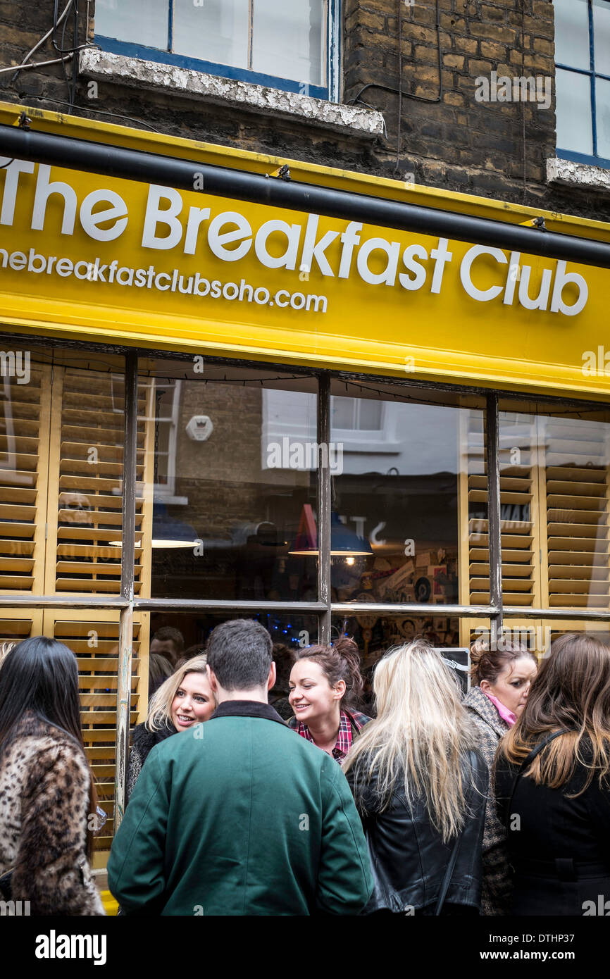 The Breakfast Club in West End, London, United Kingdom Stock Photo