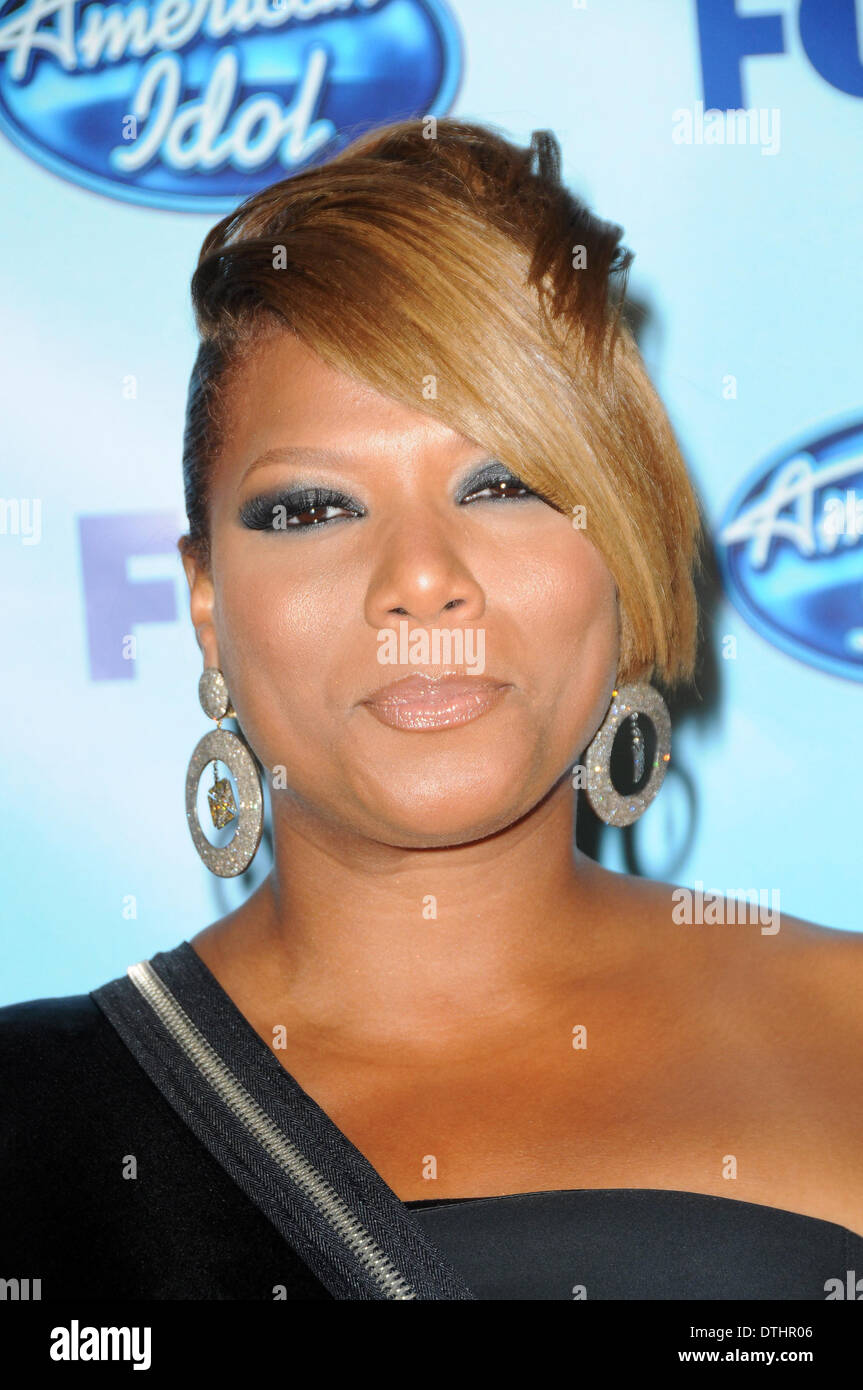 Queen Latifah in the Press Room at the 'American Idol' Grand Finale 2009. Nokia Theatre, Los Angeles, CA. 05-20-09 Stock Photo