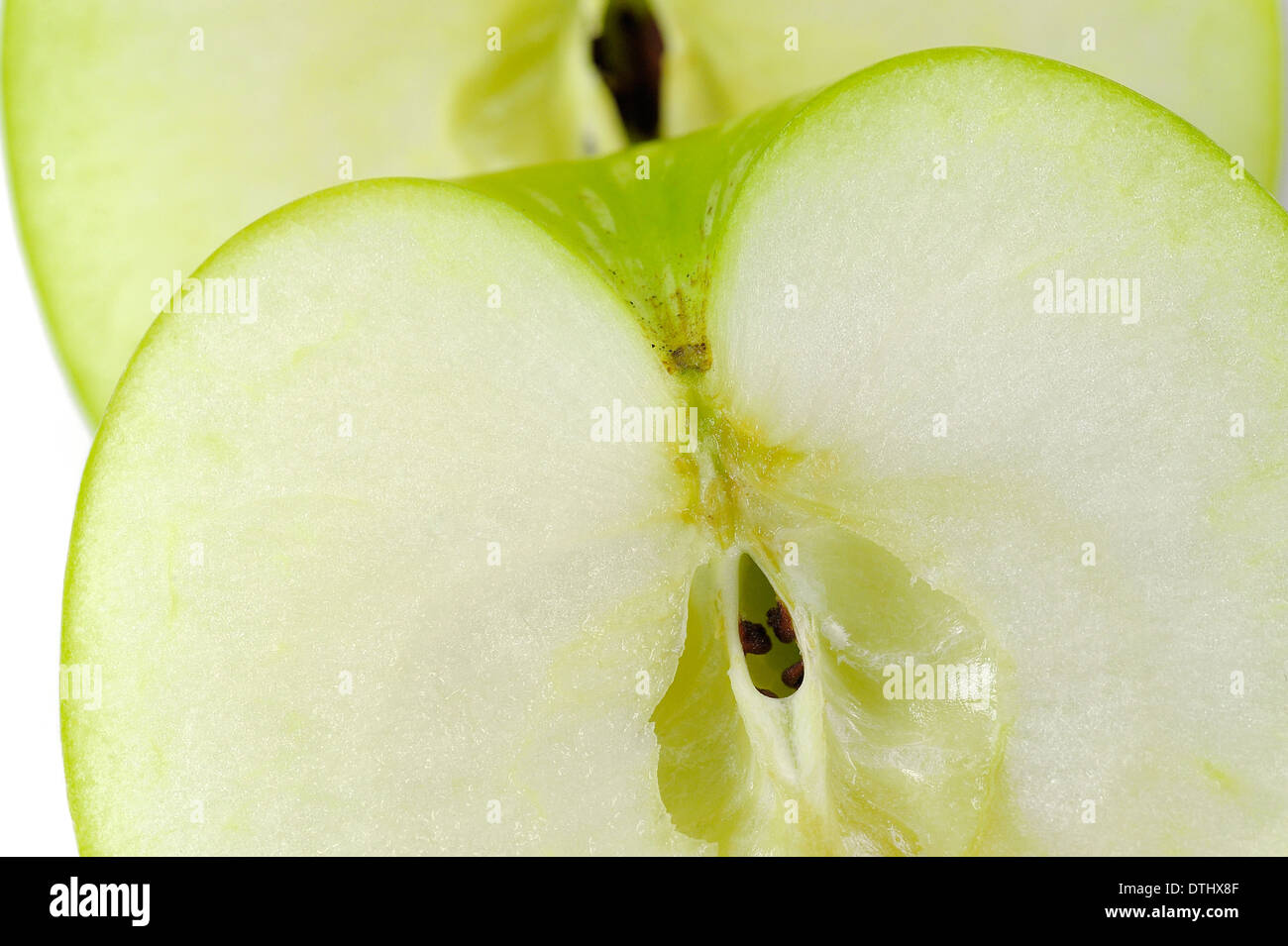 Granny Smiths apple core Stock Photo Alamy