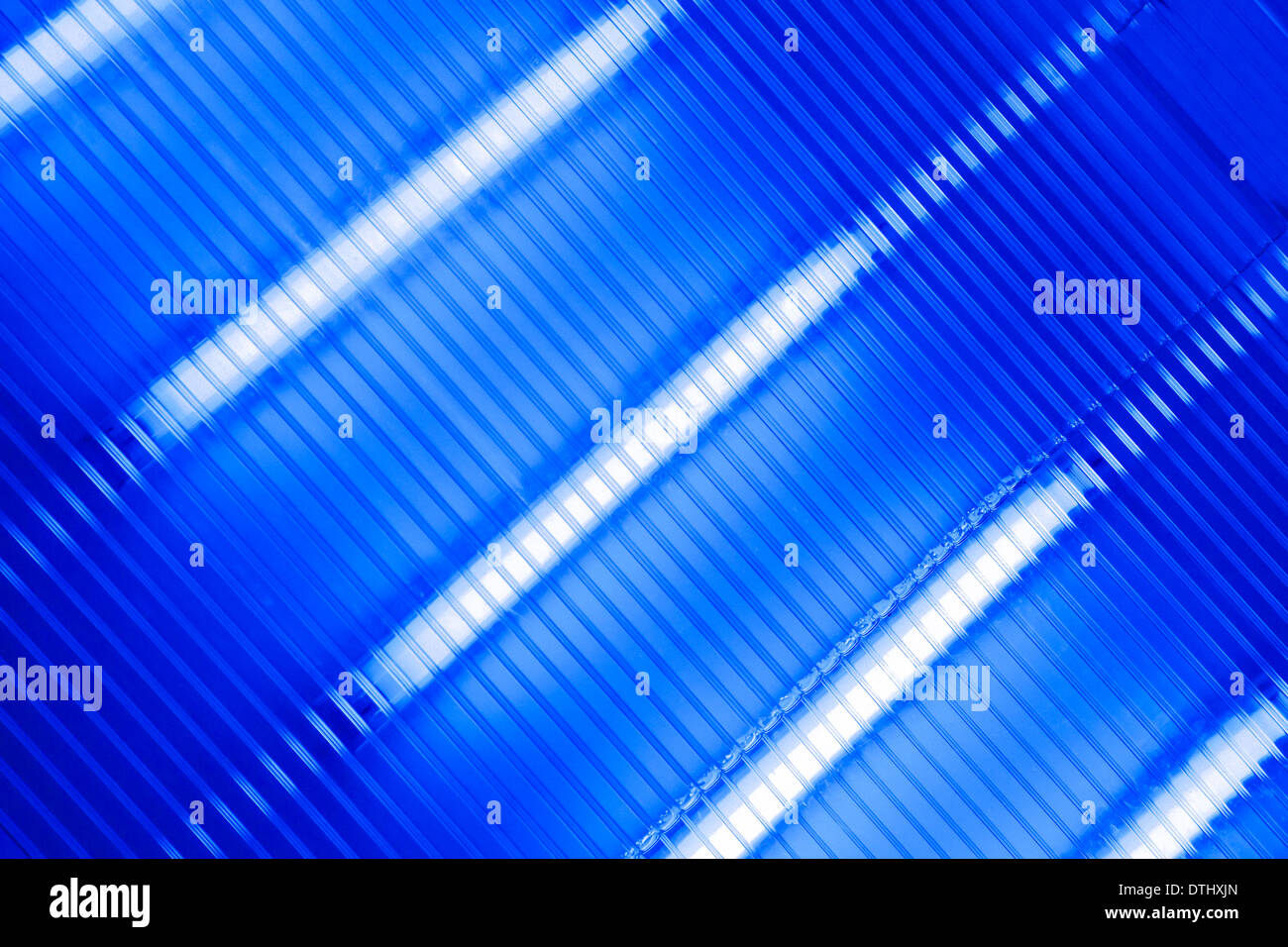 Transparent ultraviolet lamp panel for water cleaning Stock Photo
