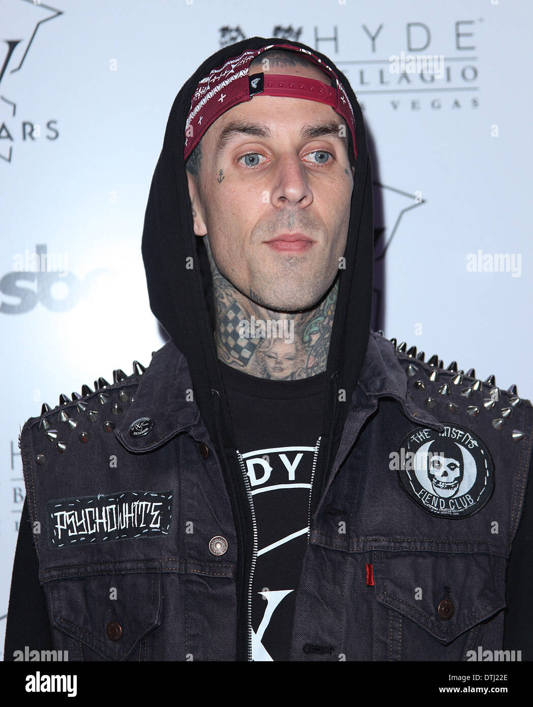 Las Vegas Nevada USA. 18th Feb 2014. Musician Travis Barker