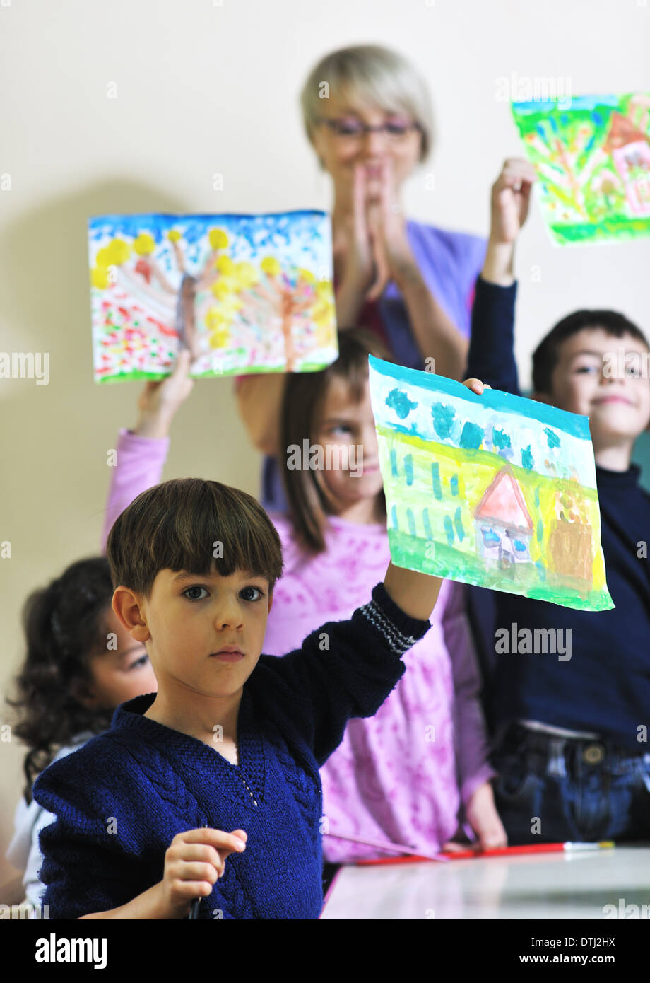 preschool kids Stock Photo - Alamy