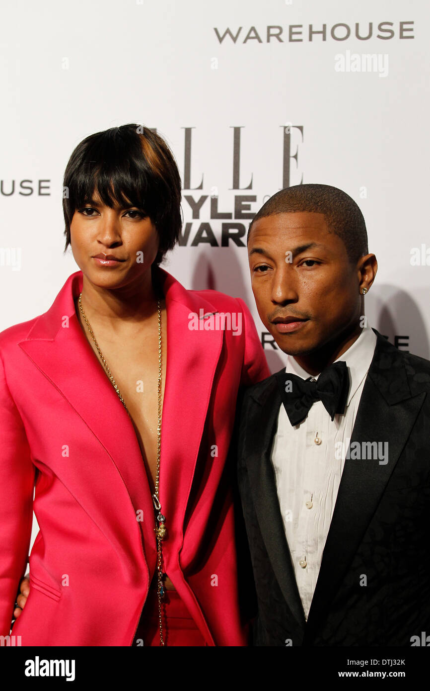 Wife pharrell williams helen lasichanh hi-res stock photography and images  - Alamy