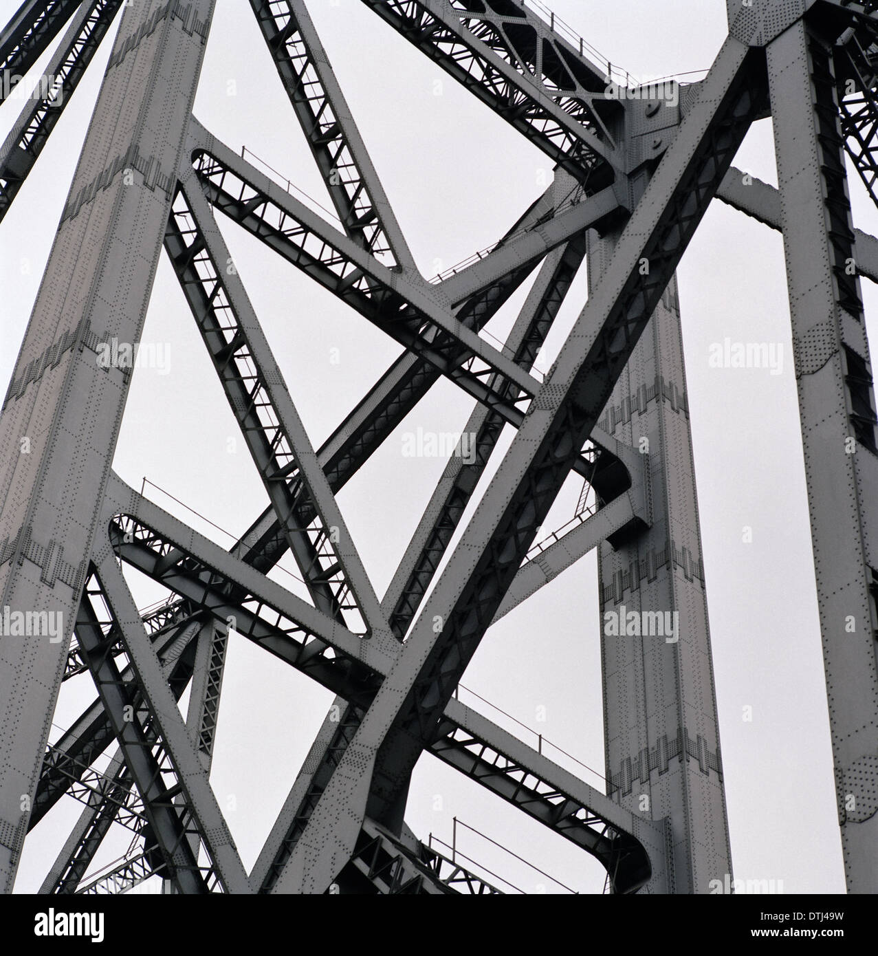 Howrah Bridge in Kolkata Calcutta in West Bengal in India in South Asia. Architecture Building Bridges Design Strength Structures Abstract Art Travel Stock Photo