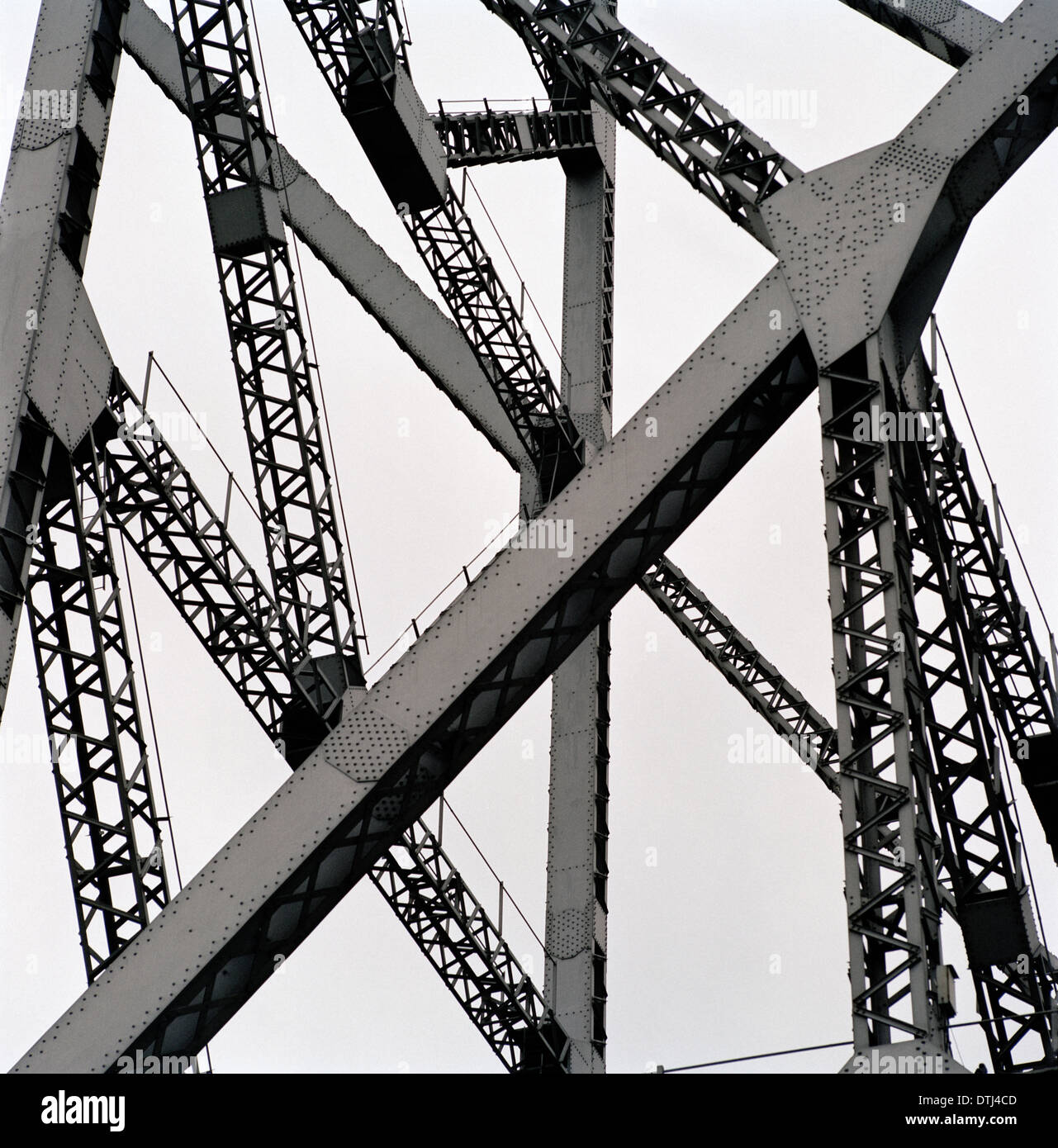Howrah Bridge in Kolkata Calcutta in West Bengal in India in South Asia. Architecture Building Bridges Design Strength Structures Abstract Art Travel Stock Photo