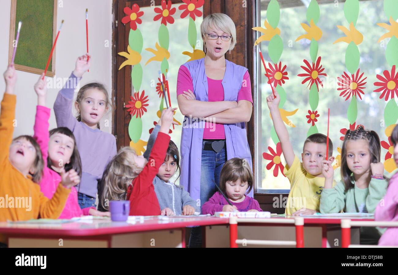 preschool kids Stock Photo - Alamy