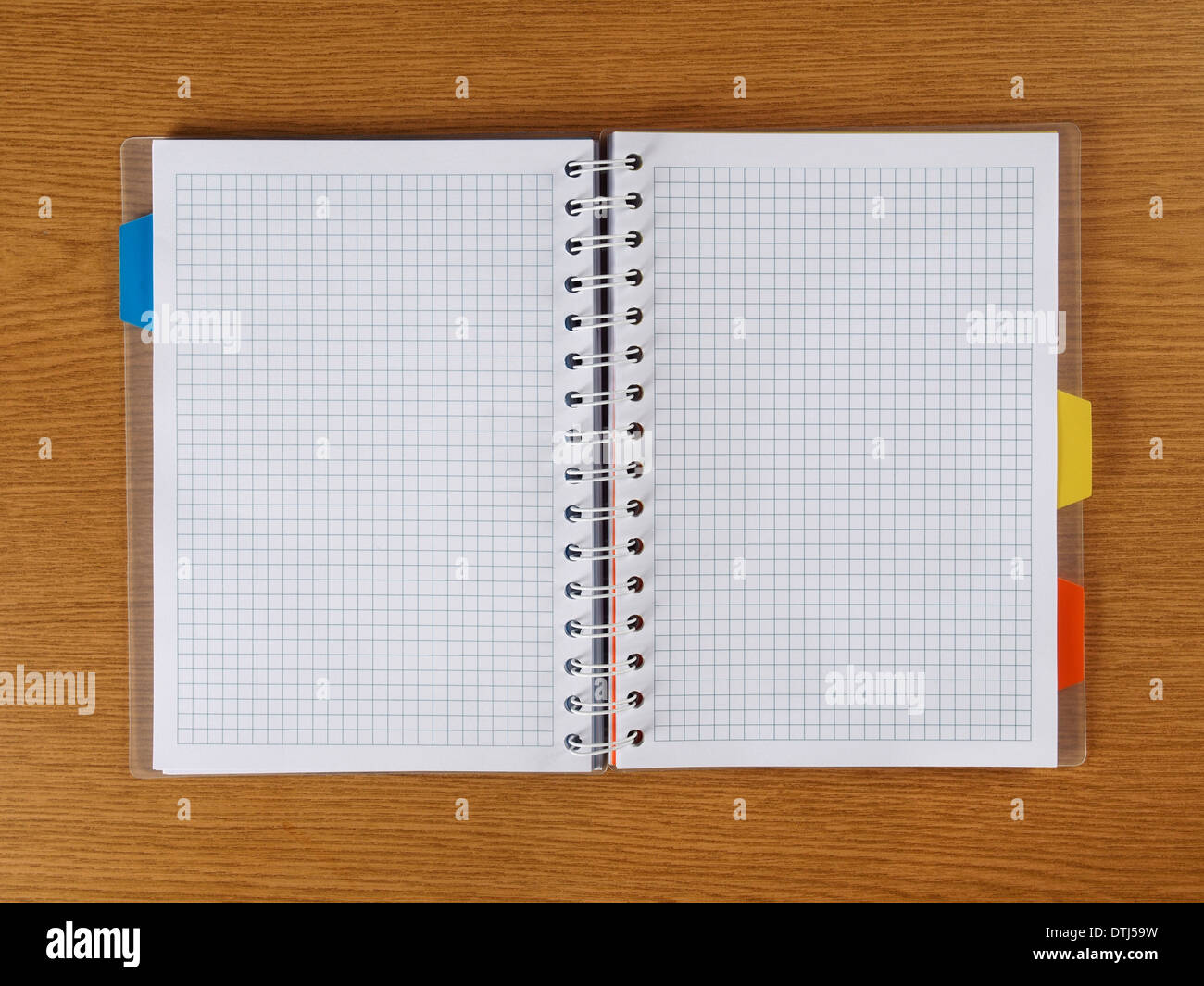 Spiral Notebook Stock Photo