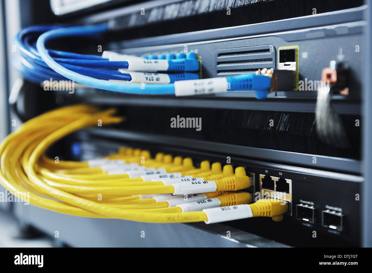 network server room Stock Photo Alamy
