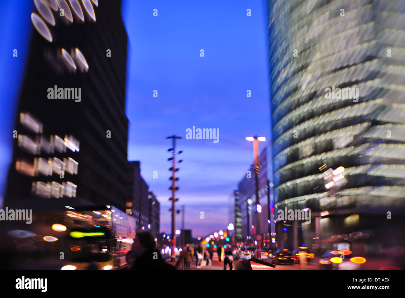The citys commercial night view hi-res stock photography and images - Alamy